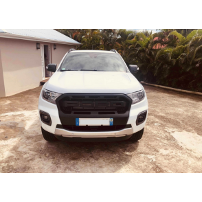Avant et après pickup ford blanc